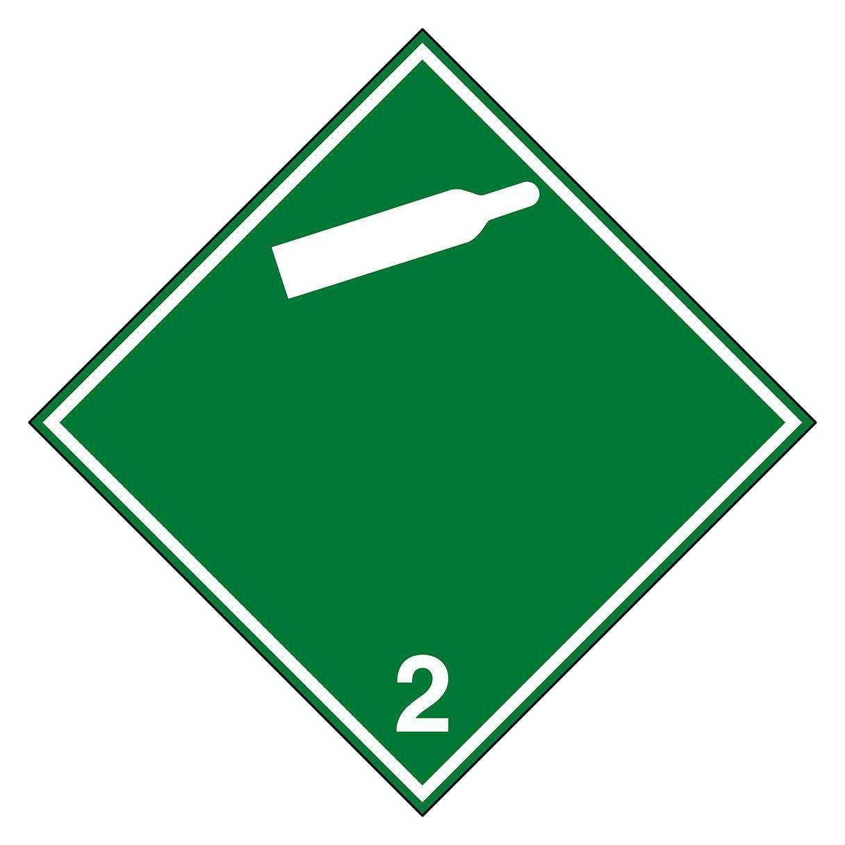 Brady Transport Sign - ADR 2.2A - (ADR 2.2A-297*297-B7541)