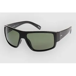 Dot Dash Orbit Shiny Black Sonnenbrille polarized green Gr. Uni