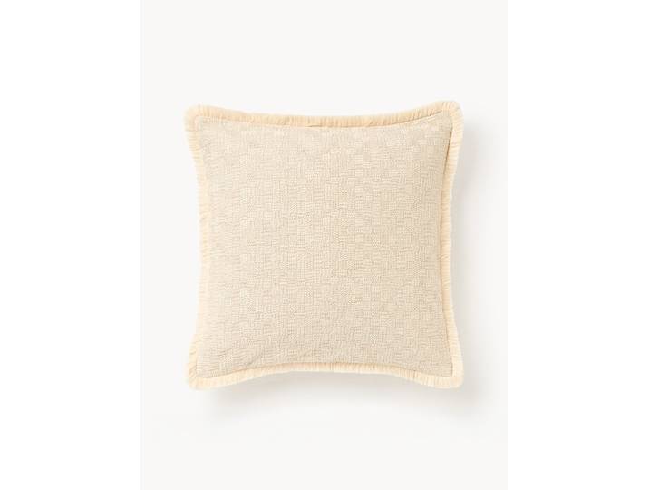 Housse de coussin à franges Kirana