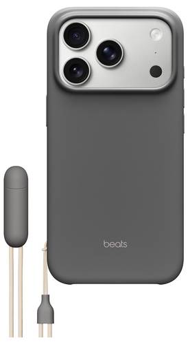 Beats Kickstand Case iPhone 17 Granitgrau MagSafe kompatibel, Mit Standfuß, Mit Handschlaufe MGY54LL/A