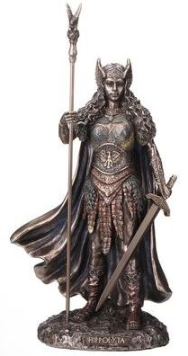 Veronese Design 9.84 inches Height Cold Cast Bronze Hippolyta the Queen of the Amazons Bronze Finish Figurine