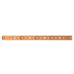 Striebel & John ZX1221 Kupfer-Sammelschiene 30x10 mm, Länge: 465 mm, Kupferschiene, lose Lieferung 2CPX042268R9999