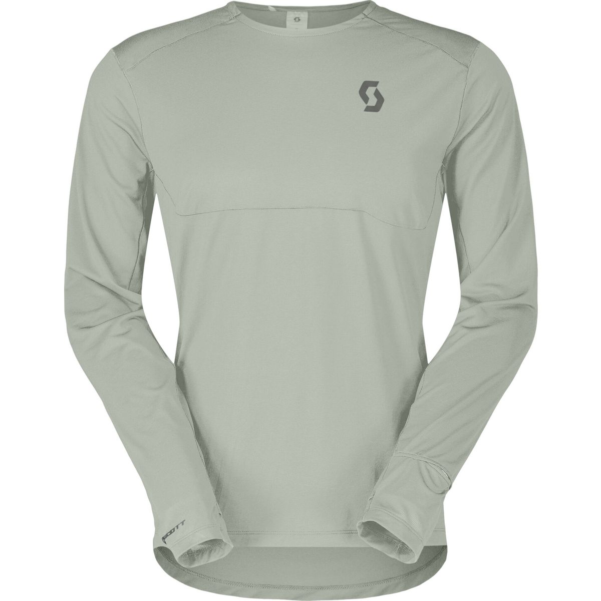 Scott Tee M's Endurance Tech LS spray grey (8243) M 4213448243008