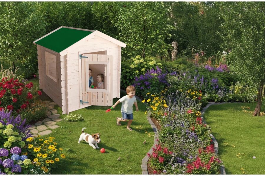 Alce CASETTA BIMBI IN LEGNO SNOOPY 13MM 98X98 H112CM