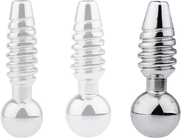 FUKR Plug pénis percé Screw L 2.5cm - Diamètre 10mm