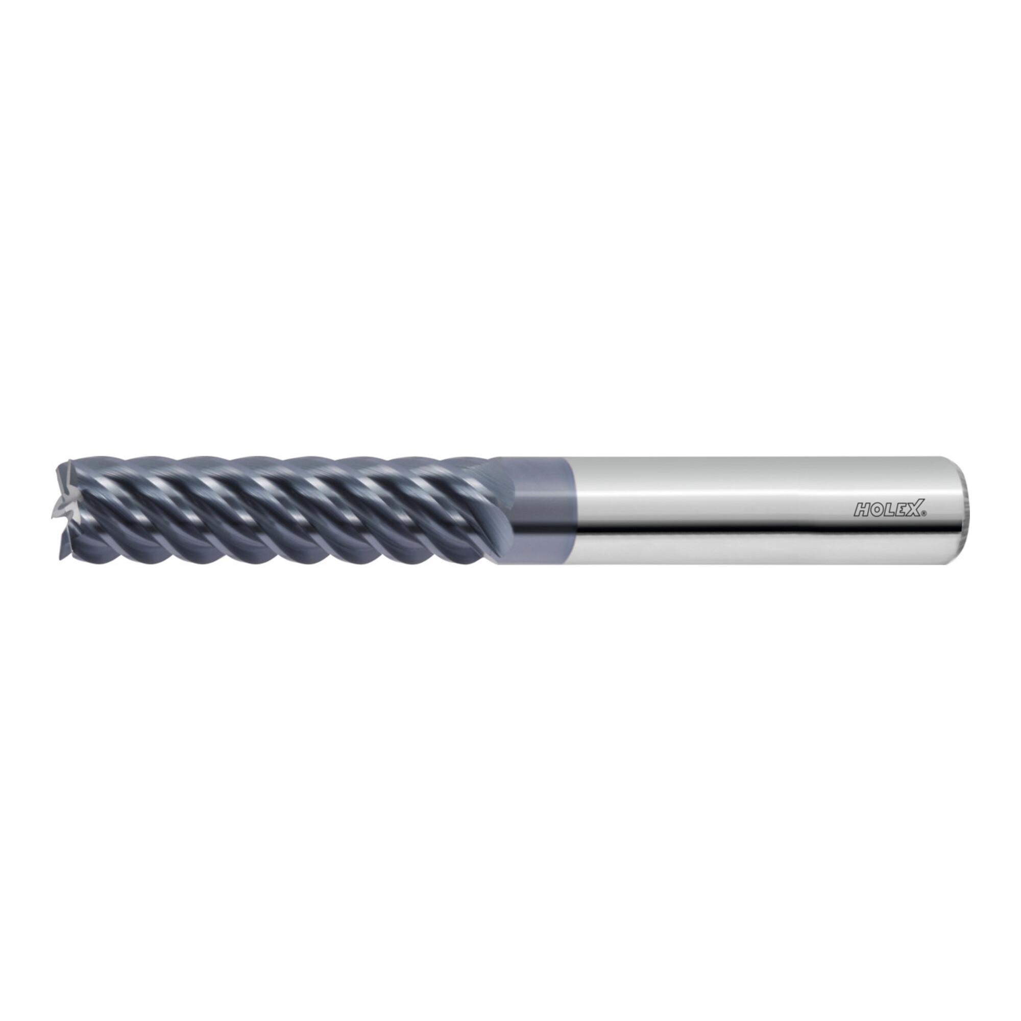 HOLEX Vhm-Fräser 5 mm Länge 70 mm Exzentrischer Hinterschliff (203612 5)