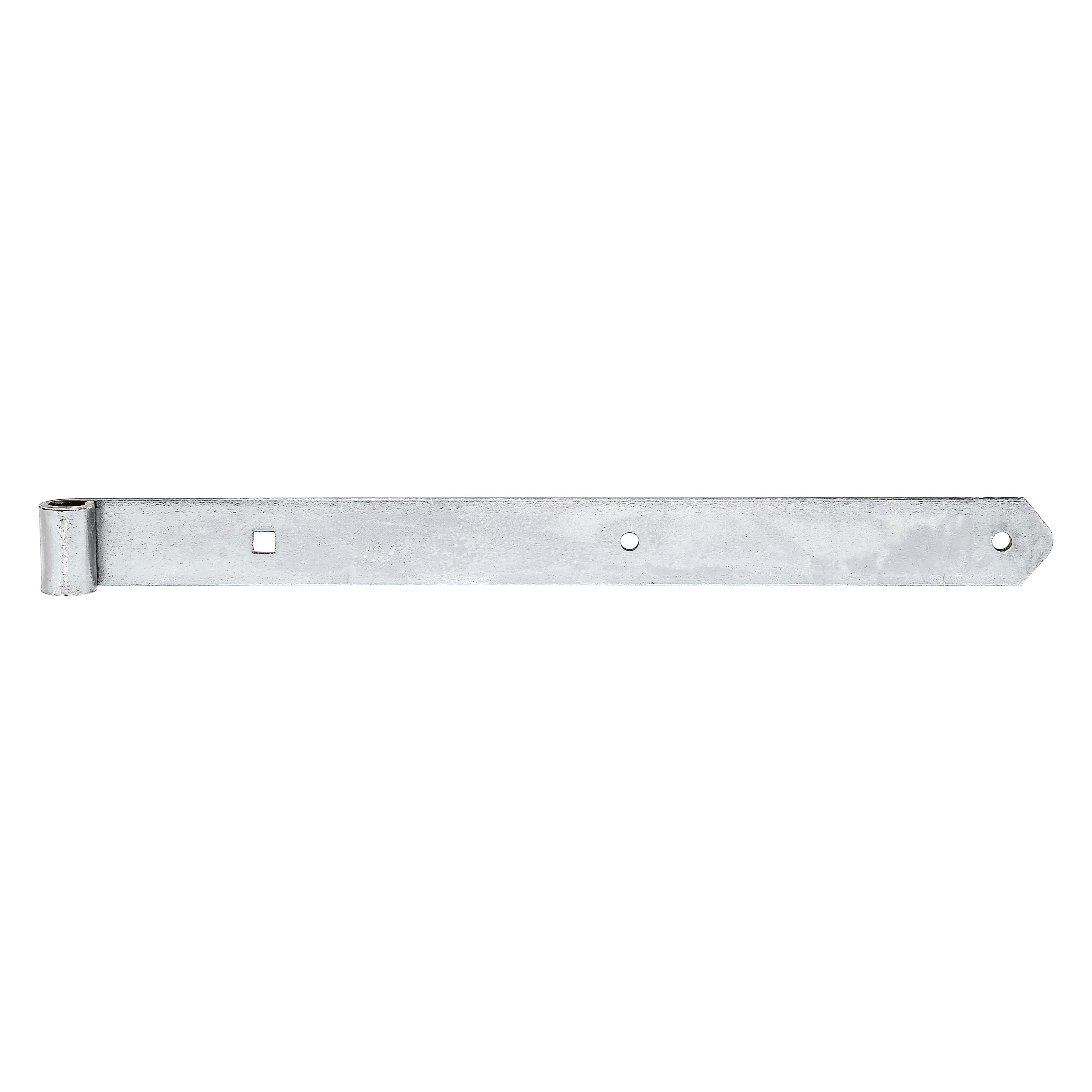 GAH Ladenband Länge 500 x 16 x 45 mm Stärke 5 mm Stahl galv. verz. dickschichtpassiviert Ø 16 mm abge... (314156)