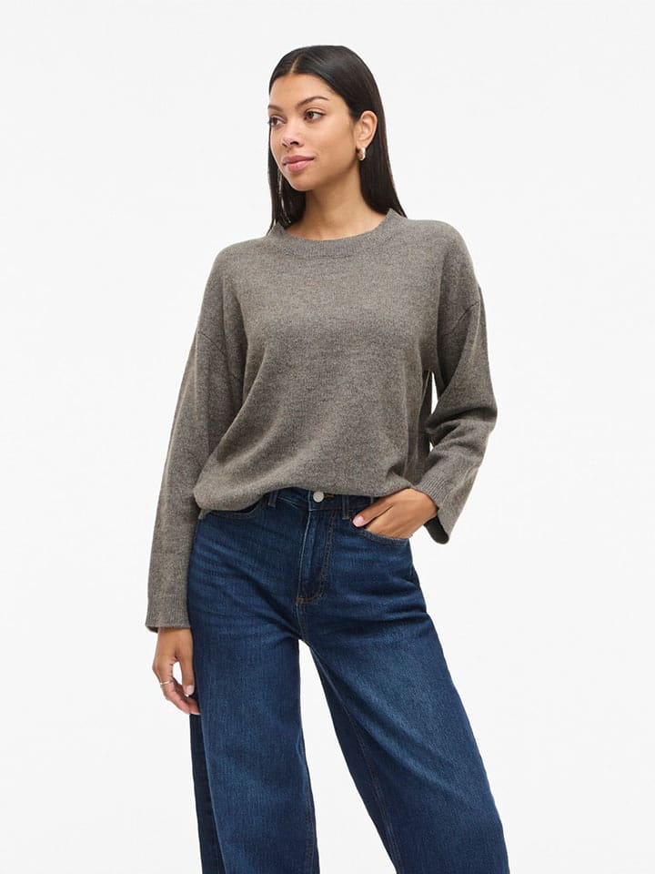 Vila Pullover "Liga" in Taupe - XS