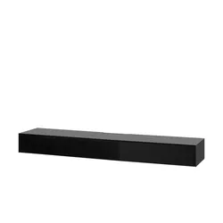 Hänge-TV-Lowboard  Stream Premium , schwarz , Maße (cm): B: 200 H: 22 T: 43.0