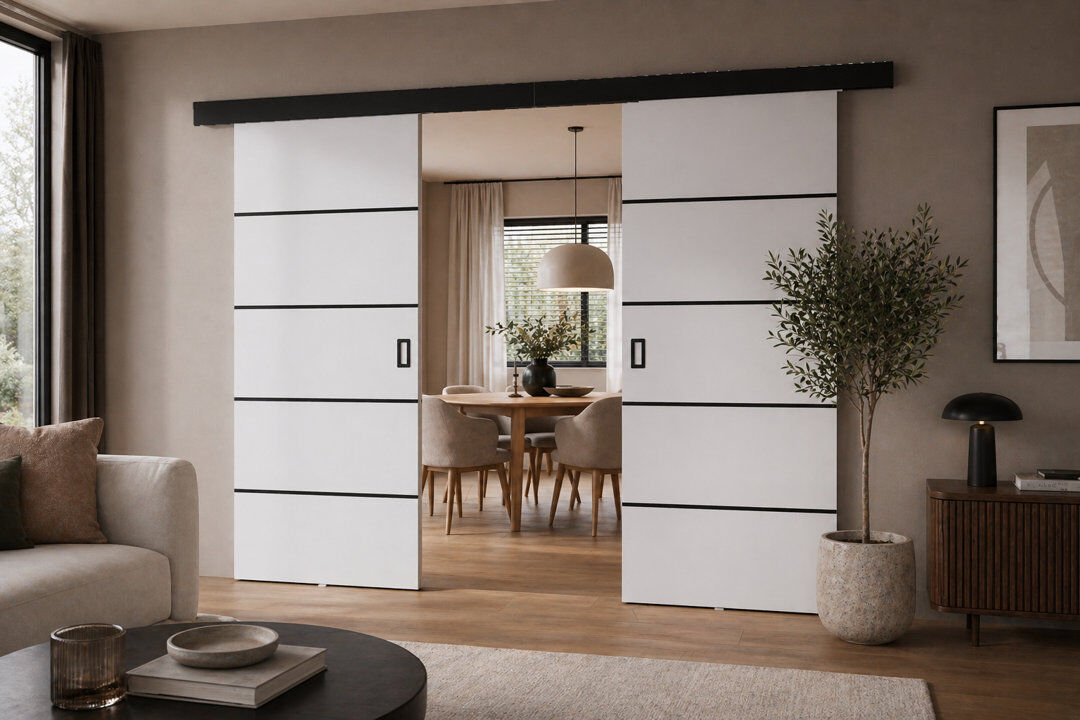 Brayden Studio Baban 2 Door White 194cm x 205cm