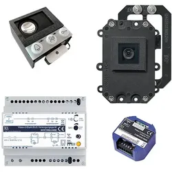 TCS Tür Control Videosprechanlagenset mit Einbau Kamera VK05