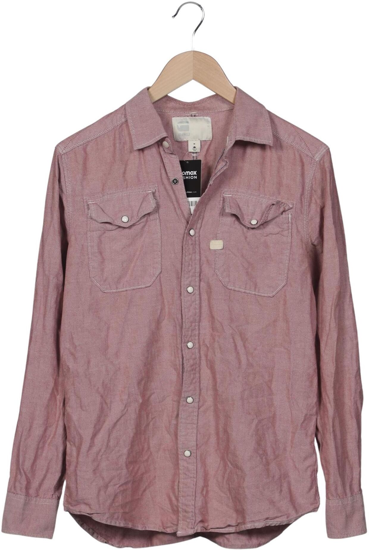 G Star RAW Herren Hemd, Pink, Gr. M, Baumwolle - Second Hand