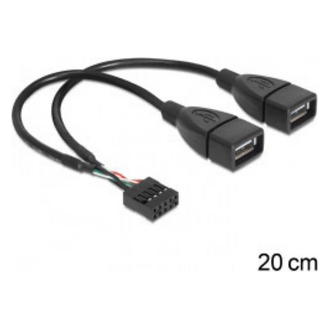 Delock USB A - 3pin (0.20 m) (83292)