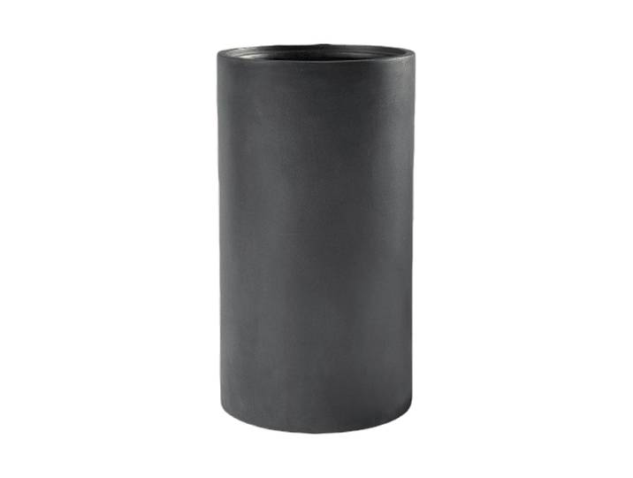 Grosser Blumentopf „Basic Cylinder“ Grau Baq Design