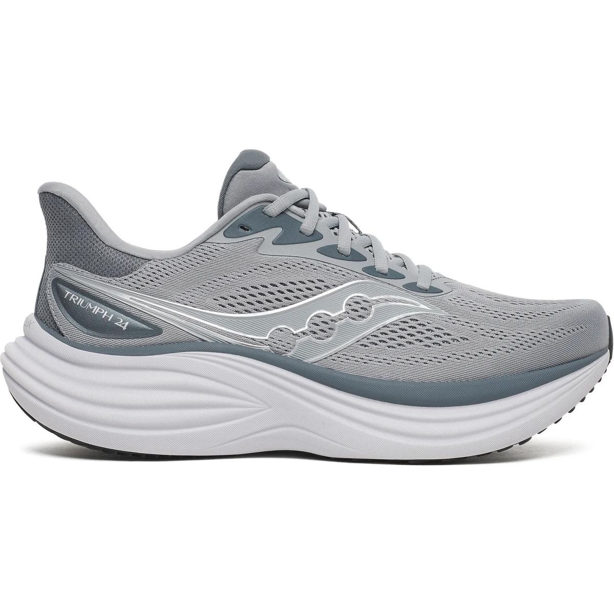 Saucony Triumph 24 Men's fossil/gunmetal (1028) 44 S100997-1028-44-MEDIUM