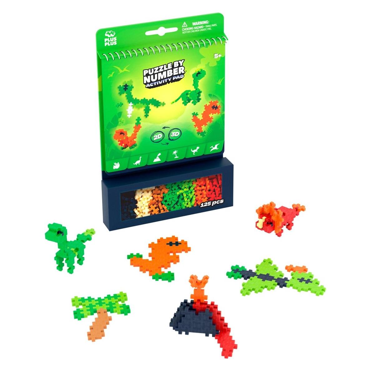 Plus-Plus 125 Kreativ Bausteine Puzzle Dinosaurier (4347)