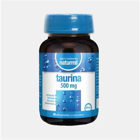 NATURMIL TAURINA 500mg 60 CAPSULAS VEGETAIS