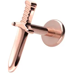 Titan Labret mit Innengewinde SCHWERT