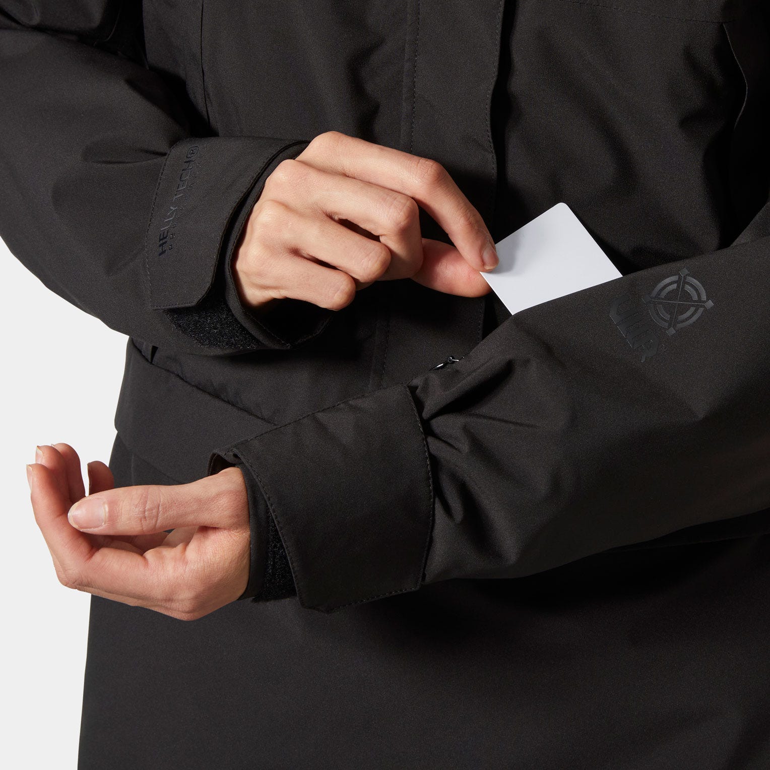 Helly Hansen Women's Powchaser Anorak - Black/Ebony - XS