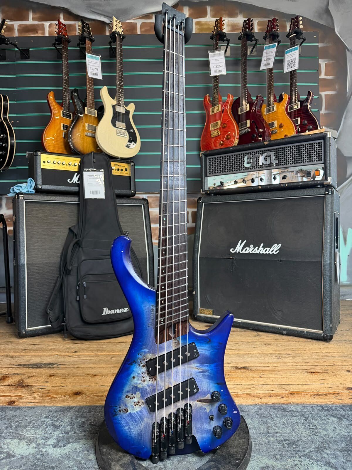 Ibanez EHB1505MS-PLF Multi-Scale 2019 Headless 5-String Electric Bass   Original - Refurbished