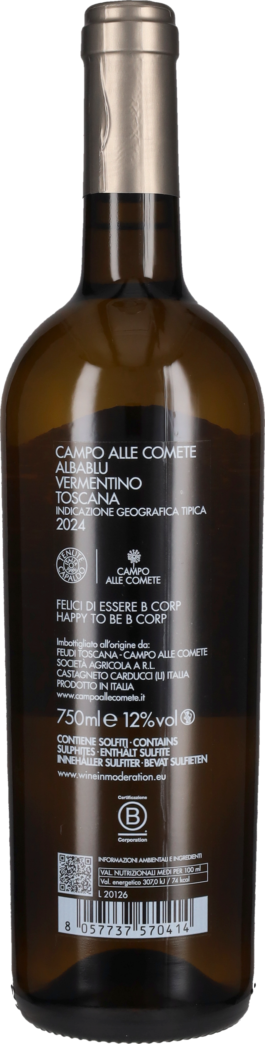 Vermentino 'Albablu' Campo alle Comete 2025