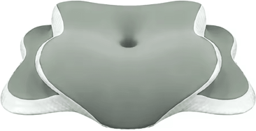 Inspire Essentials ContourRest Memory Foam Cervical Pillow green
