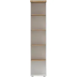 Regal Easy Office Eichefarben /Weiß Hochglanz