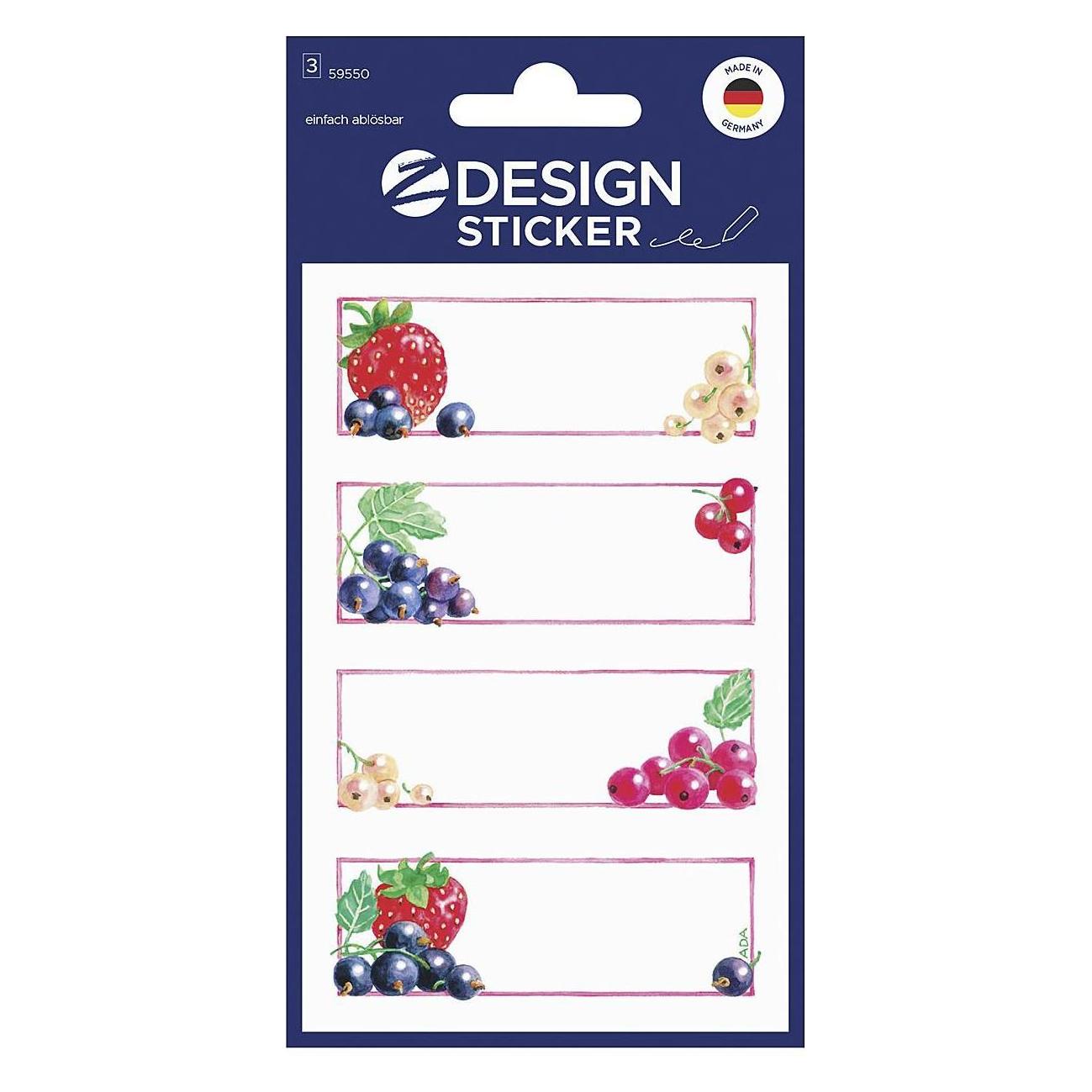 Z-Design Aufkleber Home Beeren (12 Sticker) (59550)