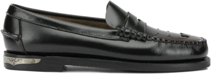 SEBAGO mocassins en cuir femme noirs Noir 8.5