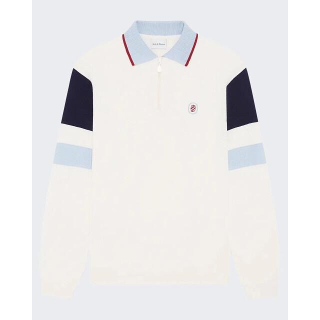 Drole De Monsieur Heren polo d miroir color block