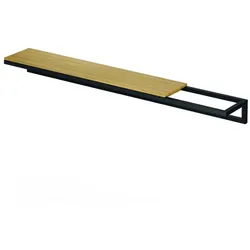 Bette Accessoires Ablage Lux Shape, 60x12x1,9 cm Eiche Natur, Q042-814 Q042-814
