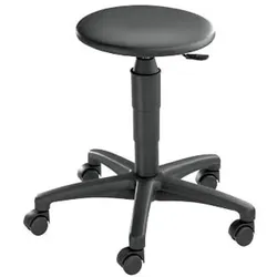 Topstar Arbeitslifthocker Sitzhocker/ Stehhocker schwarz