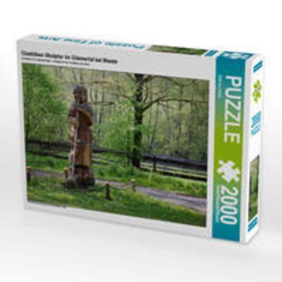 CALVENDO Puzzle Glasbläser-Skulptur im Gläsnertal bei Nieste 2000 Teile Puzzle quer | 2000 Teile Lege-Größe 90 × 67 cm Foto-Puzzle für glückliche