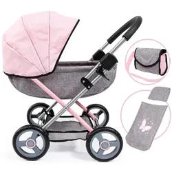 Bayer Cosy Doll Pram with Butterflies