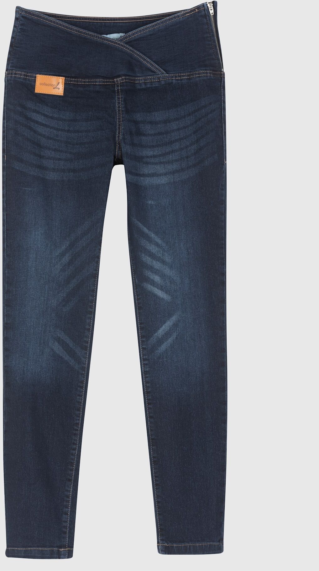 Bequeme Jeans CASUAL LOOKS, Damen, Gr. 215, Extrakurzgrössen, blau (dunkelblau), 81% Baumwolle, 17% Polyester, 2% Elasthan, unifarben, lang, Jeans Bequeme Jeans dunkelblau 215, Extrakurzgrössen