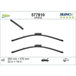 Scheibenwischer VALEO 577810 für Dacia Renault Sandero II Logan Mcv Duster