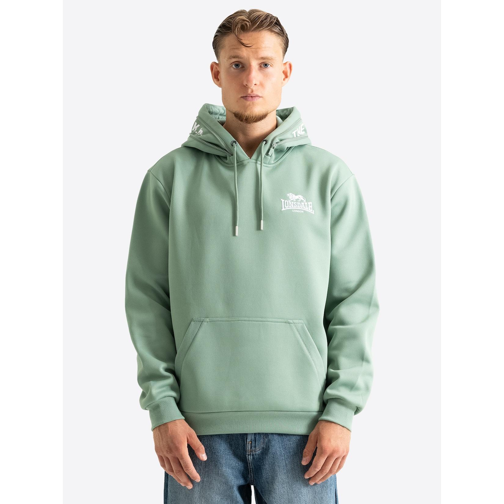 Lonsdale Herren Kapuzensweatshirt normale Passform BRODLOVE