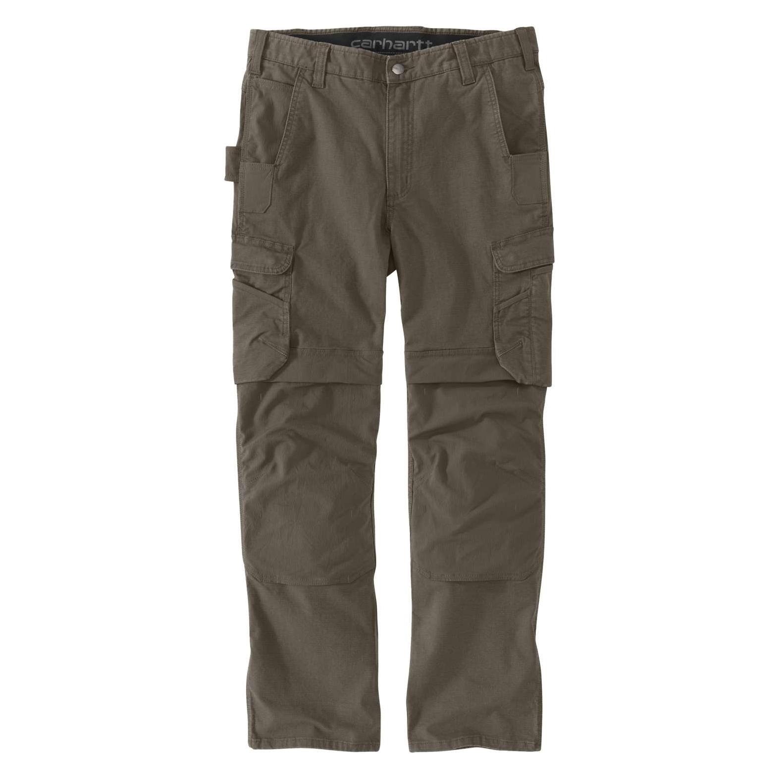 Carhartt Stahlrobuste Flex Entspannte Passform Ripstop Doppelfront Cargo Arbeitshose (W42/L30) (68661140)