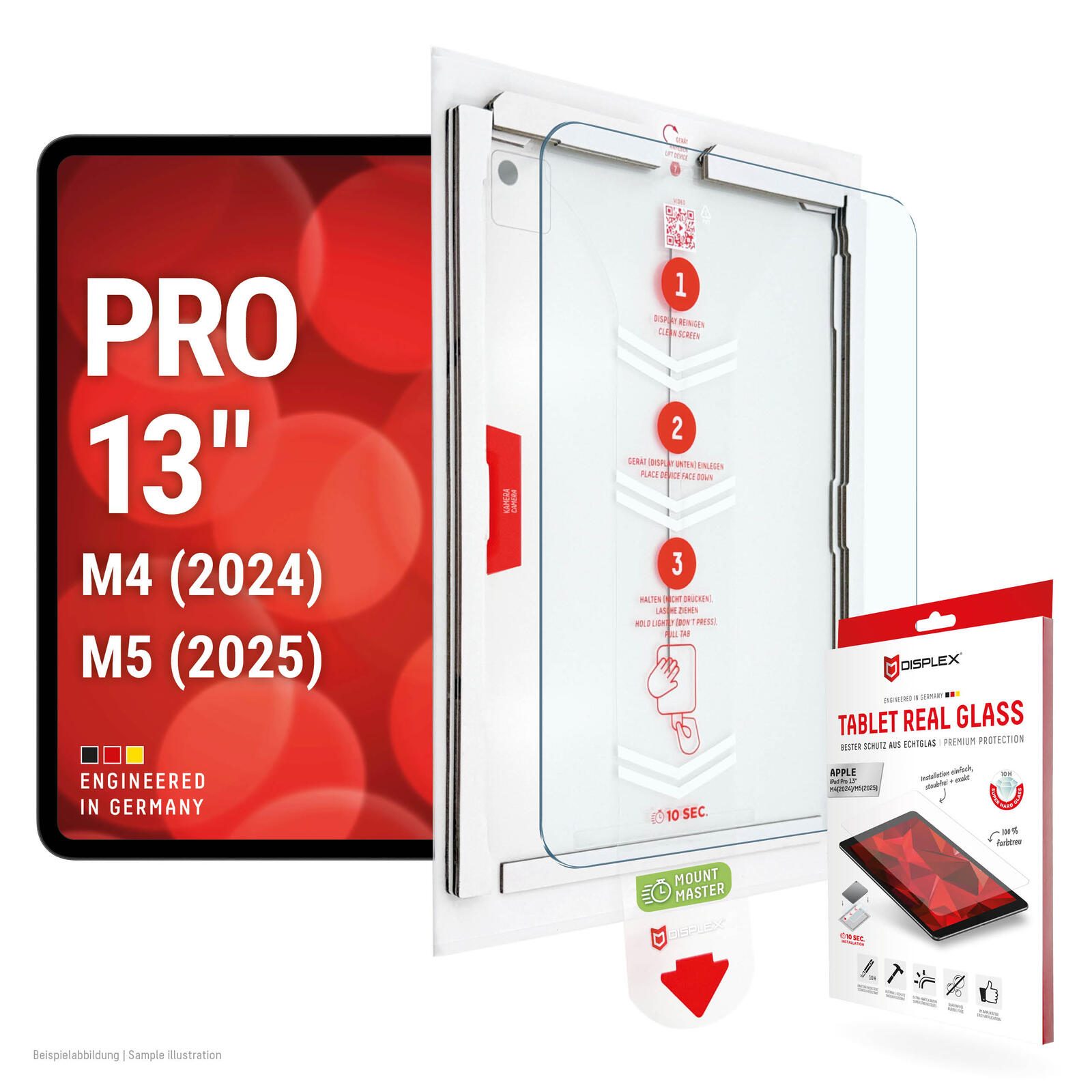 DISPLEX Tablet Real Glass iPad Pro 13" (2024/2025) Mount Master 02294