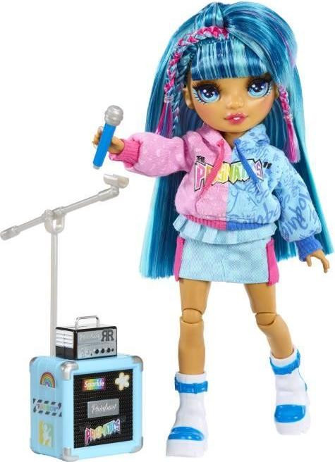Rainbow High Jr. High Rockband Skyler modepoppenset met verzamelpop, 22 cm