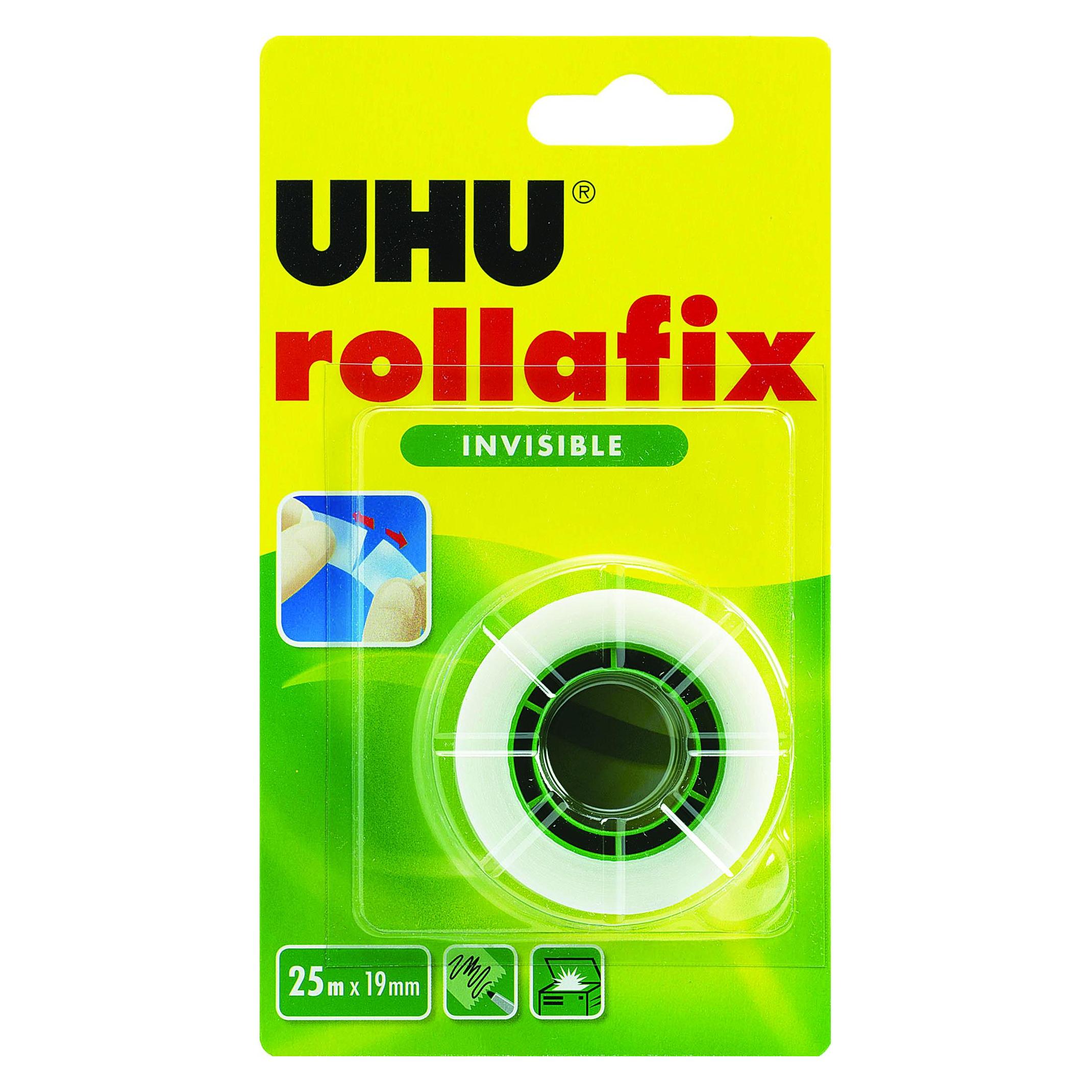 UHU Klebeband Nachfüllrolle, Rollafix, 25mx19mm (19 mm) (4026700369502)