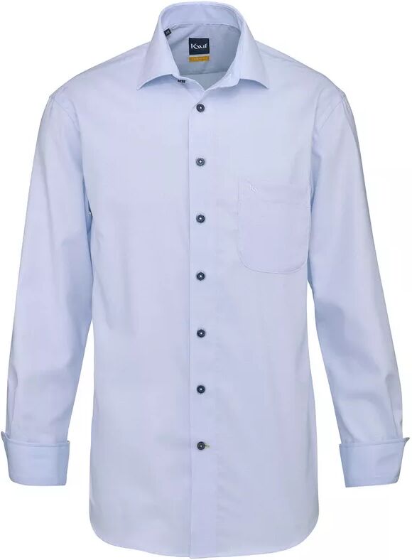 Kauf - Hemd, Regular Fit, langarm, für Herren, Blau, Größe 45
