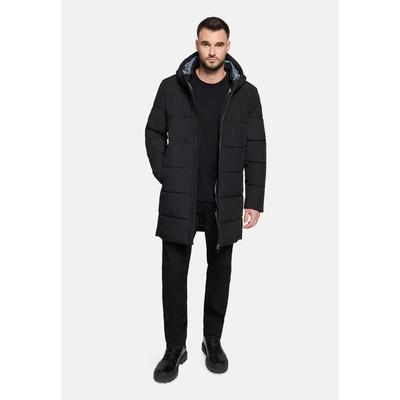 Outdoorjacke VOICE "Herren Winterjacke Wintermantel mit Kapuze", Herren, Gr. XL, schwarz, Obermaterial: 100% Polyester. Futter: 100% Polyester. Füllung: 100% Polyester, tailliert, Jacken Outdoorjacke