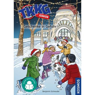 TKKG Junior, 8, Geschenke in Gefahr, Gebundene Ausgabe von Benjamin Schreuder, Kosmos, 978-3-440-18307-6