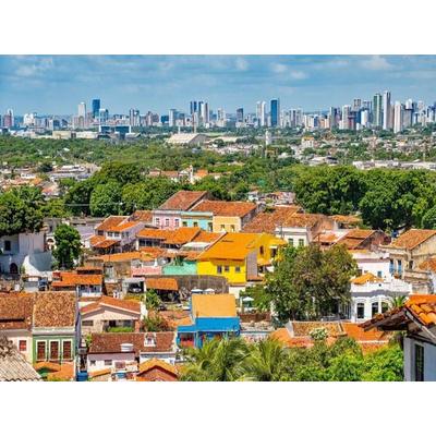 CALVENDO Puzzle Altstadt von Olinda, Brasilien | 1000 Teile Lege-Größe 64x48cm Foto-Puzzle für glückliche Stunden