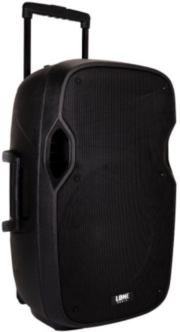 Rondson LA-15A Enceinte 480 W Système de sonorisation mobile puissant de 480 W, avec batterie intégrée, Bluetooth et deux microphones sans fil UHF,