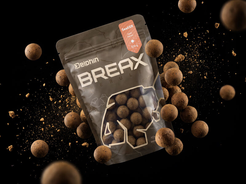 Bouillettes Delphin BreaX / SeaKER Calmar-saumon/20mm/300g Calmar-saumon/20mm/300g