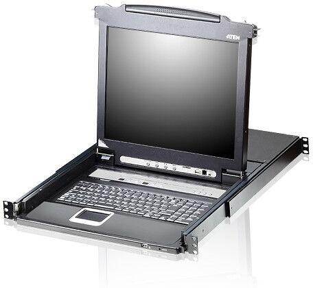 Aten CL5708M console a rack 43,2 cm (17") Nero 1U (CL5708M (DE))
