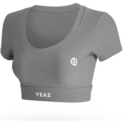 Yeaz, Damen, Sportshirt, Club Level (L), Grau