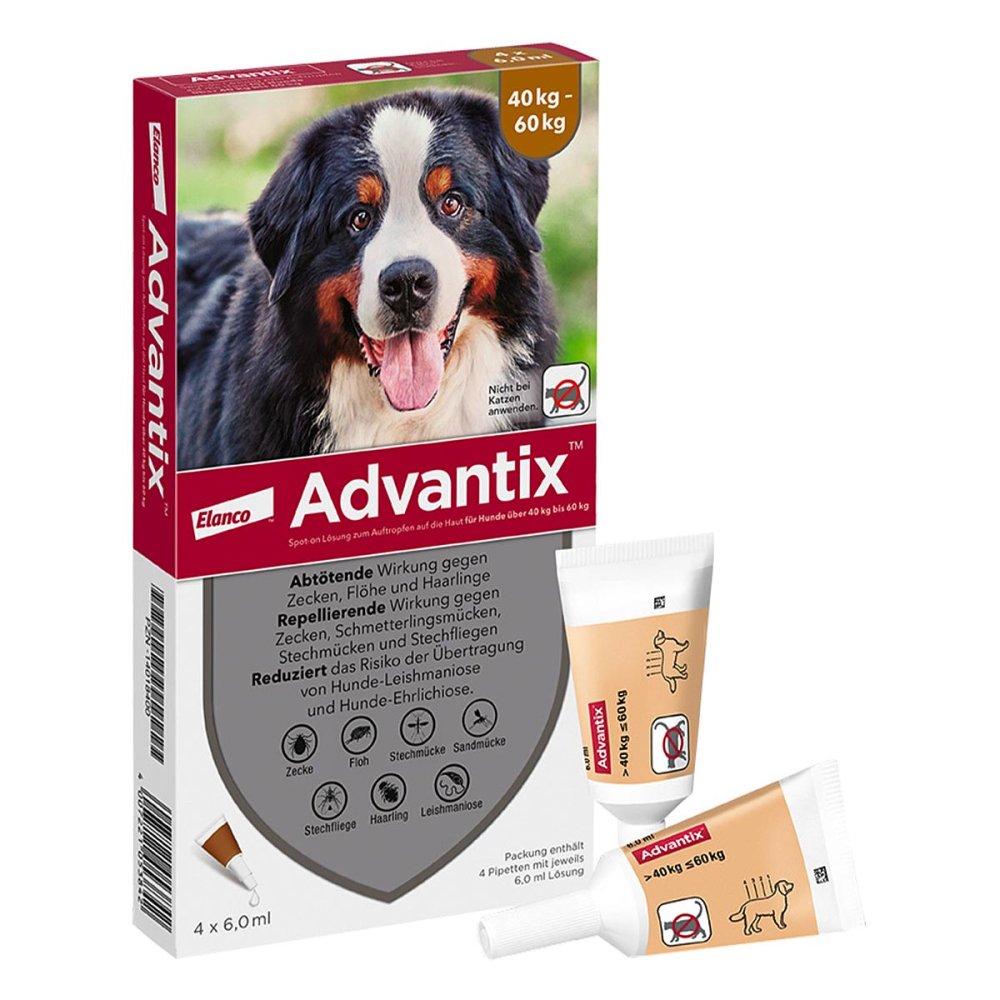 Elanco Deutschland GmbH Advantix Spot-On für Hunde 40 - 60 kg 14018400